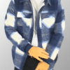 Camisa de franela con cuadros para hombre